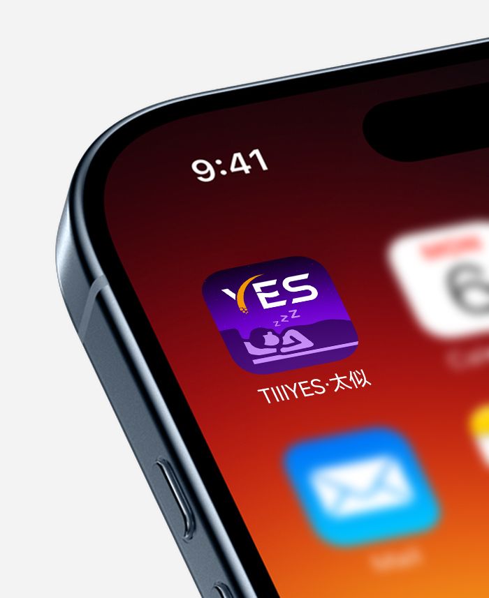 Tiiiyes app mobile interface_sleep device remote control_natural soundscape switching